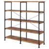 ANALIESE OPEN BOOKCASE ANTIQUE NUTMEG - Image 4