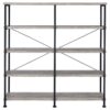 ANALIESE OPEN BOOKCASE GRAY DRIFTWOOD - Image 3