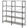 ANALIESE OPEN BOOKCASE GRAY DRIFTWOOD - Image 4