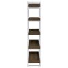 ANGELICA BOOKSHELF WALNUT AND CHROME - Image 4