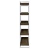 ANGELICA BOOKSHELF WALNUT AND CHROME - Image 7
