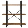 COLE 3 SHELF BOOKCASE ANTIQUE NUTMEG - Image 6