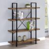 COLE 4 SHELF BOOKCASE ANTIQUE NUTMEG - Image 2