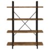 COLE 4 SHELF BOOKCASE ANTIQUE NUTMEG - Image 3