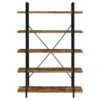 COLE 5 SHELF BOOKCASE ANTIQUE NUTMEG - Image 7