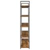 COLE 5 SHELF BOOKCASE ANTIQUE NUTMEG - Image 6