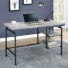 DELRAY OPEN SHELVING WRITING DESK - Image 2