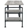 DELRAY OPEN SHELVING WRITING DESK - Image 4
