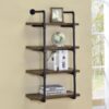 ELMCREST 24" WALL SHELF BOOKCASE RUSTIC OAK - Image 2