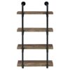 ELMCREST 24" WALL SHELF BOOKCASE RUSTIC OAK - Image 3