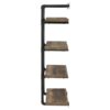 ELMCREST 24" WALL SHELF BOOKCASE RUSTIC OAK - Image 5
