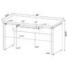 SKYLAR COMPUTER DESK WITH KEYBOARD DRAWER - Image 8