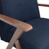 MONROVIA WOODEN ARM ACCENT CHAIR - Image 3