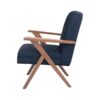 MONROVIA WOODEN ARM ACCENT CHAIR - Image 5
